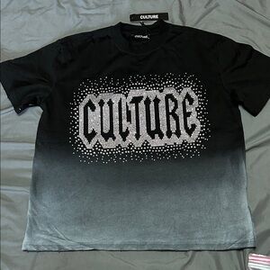 Culture Gradient Fade with Rhinestones